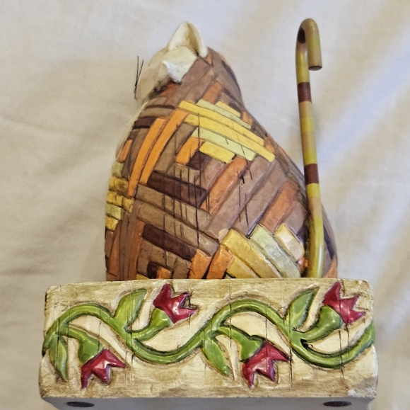 Jim Shore Heartwood Creek Elijah Cat - Picture 3 of 8